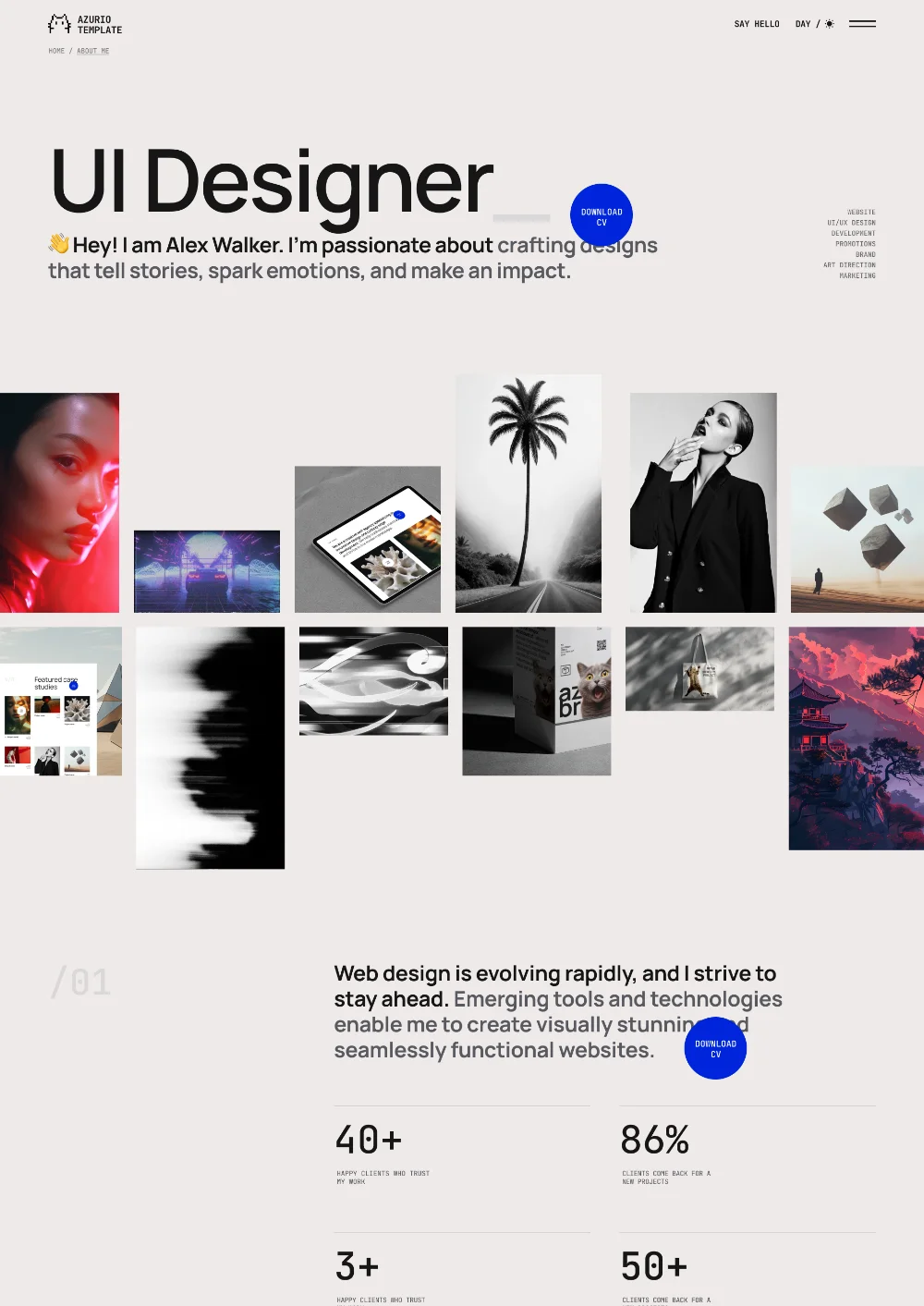 Apache Studio Template Gravity Image