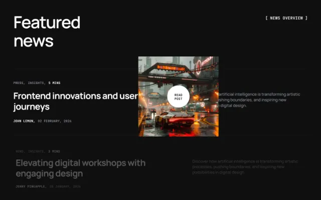 Apache Studio Template Image Example