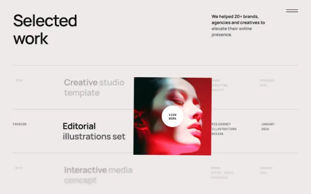 Apache Studio Template Image Example